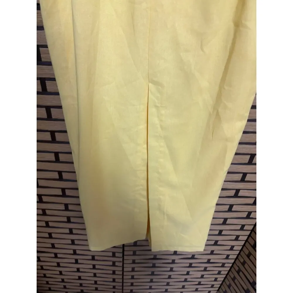 Paper Heart Yellow Midi Skirt Size Medium‎